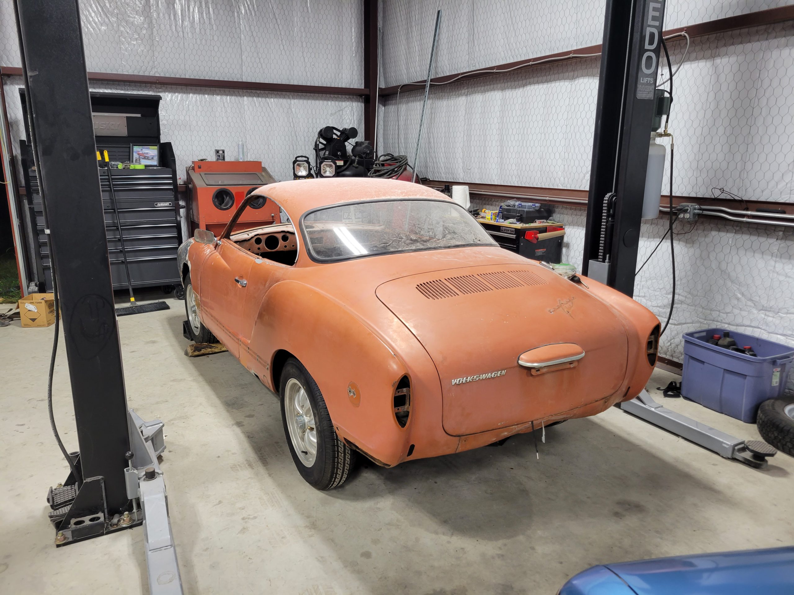 1969 VW Karmann Ghia EV Conversion - Karmann Elektra