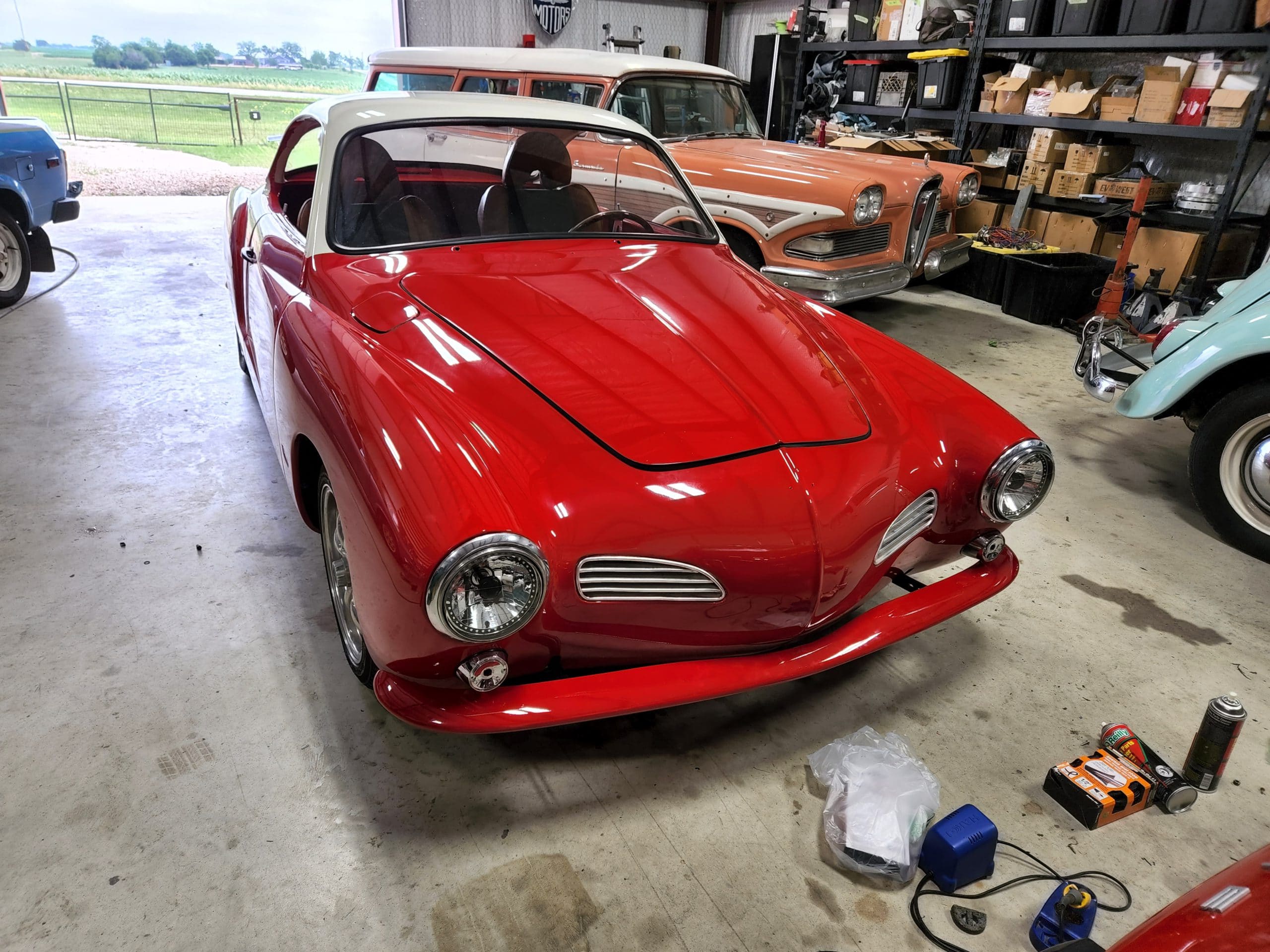 1969 VW Karmann Ghia EV Conversion - Karmann Elektra